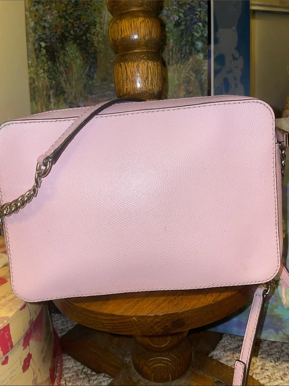 Michael Kors Light Pink Crossbody with Gold Hardware